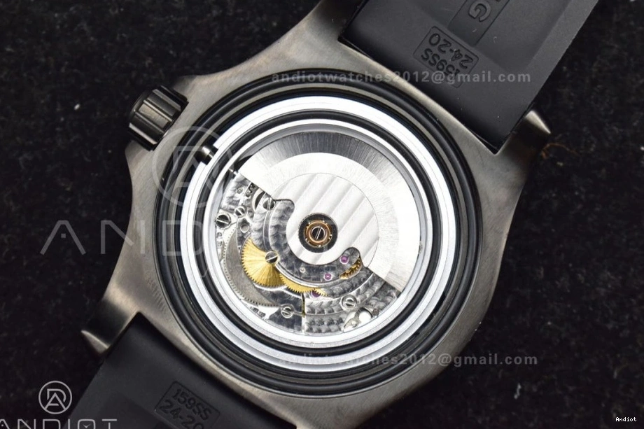 on Black 44 Edition Dial Yellow Strap Rubber Black TF A2824 Automatic 1:1 Best Superocean Bezel 0405